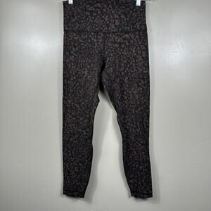 Lululemon Align Pant II 25" Wild Thing Camo Brown Earth Multi Size 8